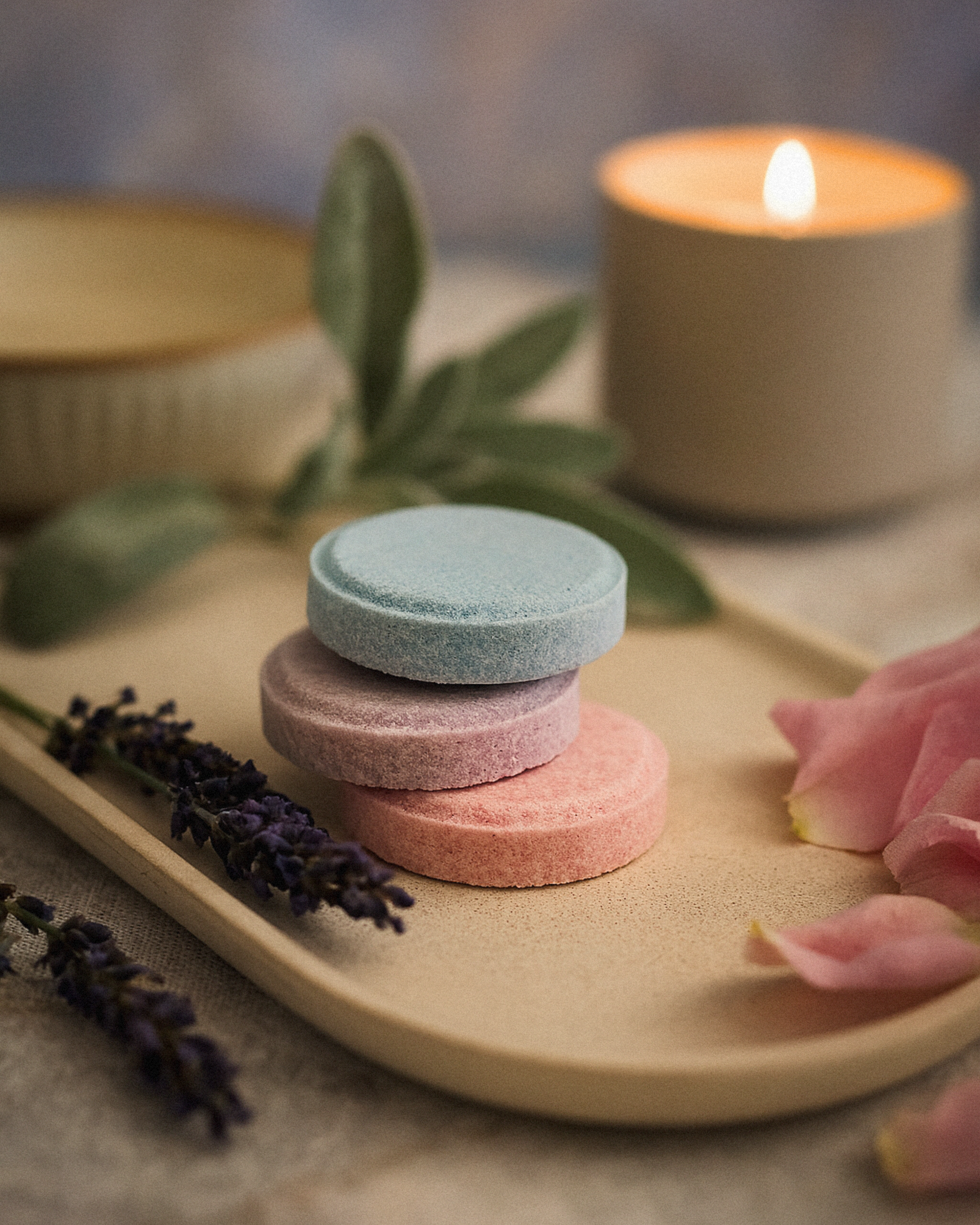 Vapeur de douche – Galet effervescent relaxant